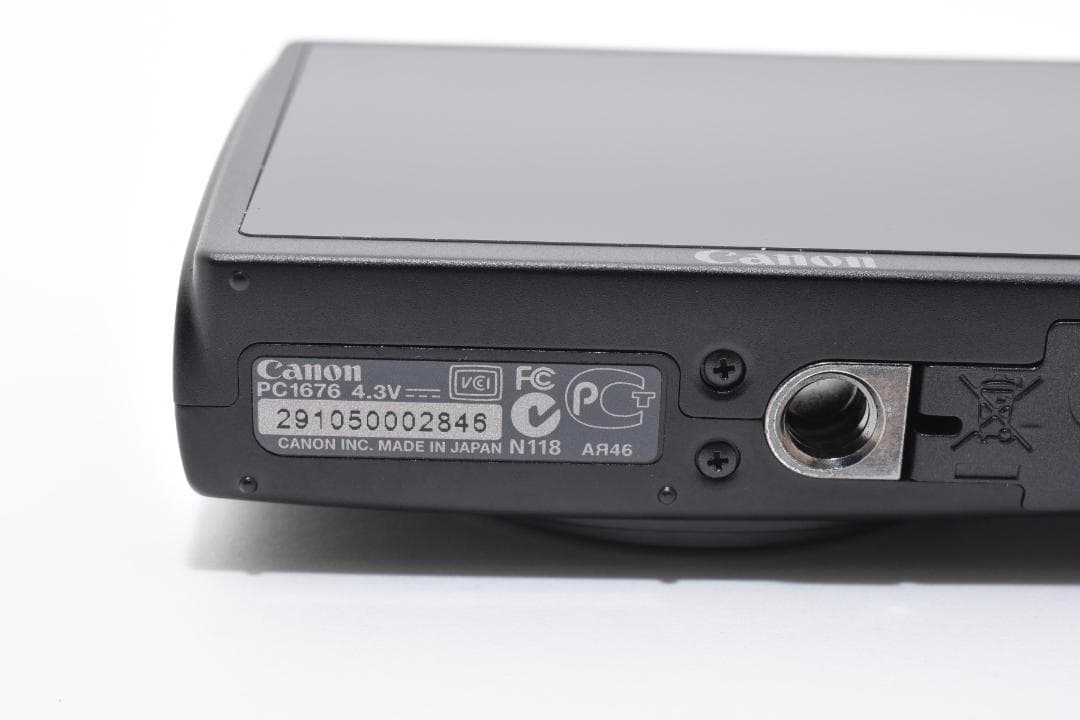 美品 Canon IXY 600F コンパクトデジタルカメラ ブラック キヤノン