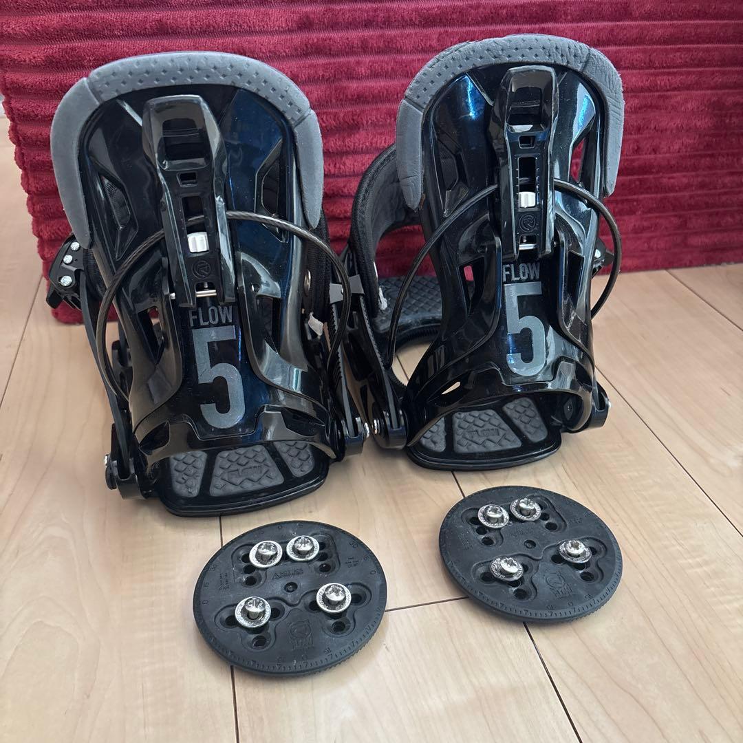 Flow 5 スノーボードビンディング　リアエントリー　SALOMONのビス