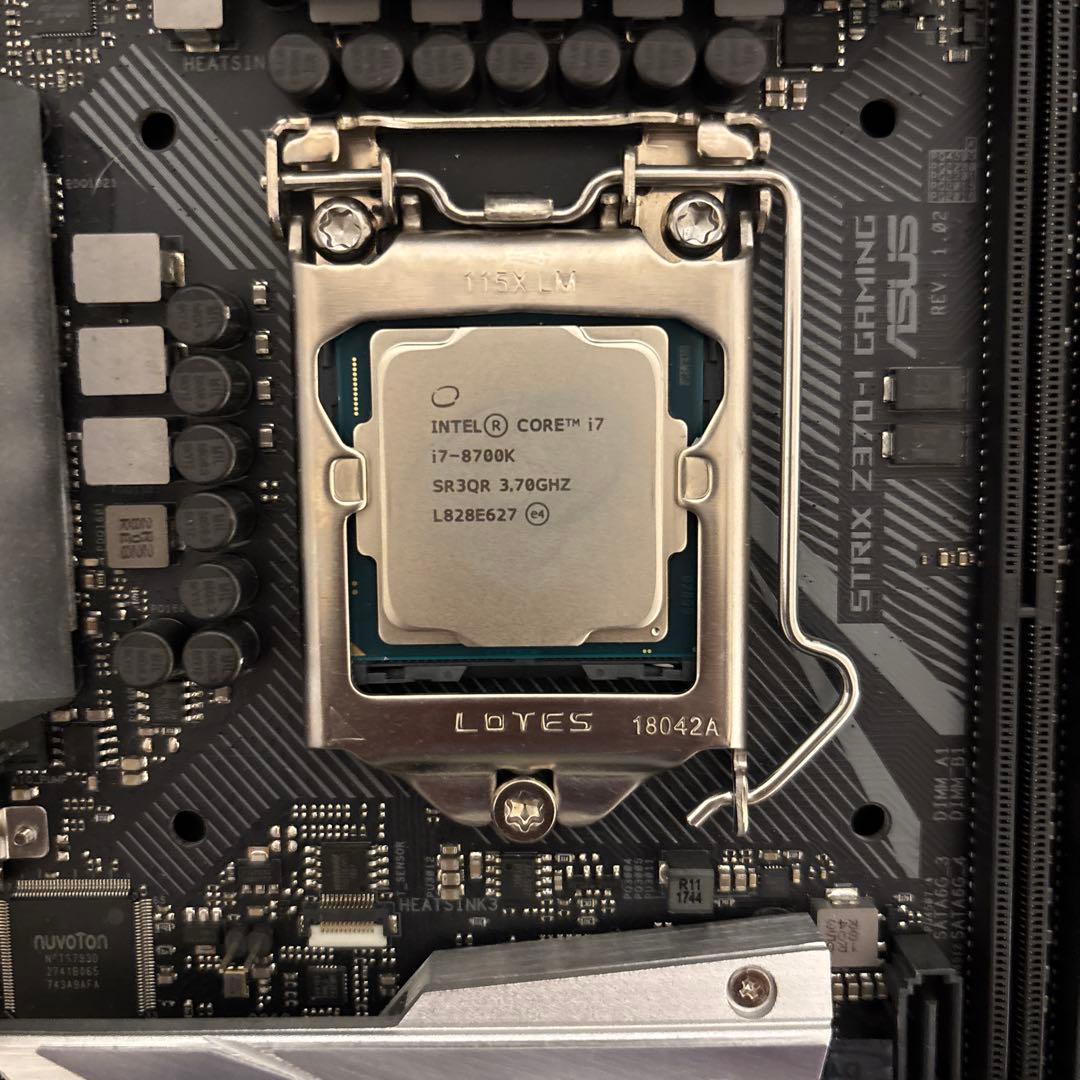 i7-8700K & z370 itxマザーセット