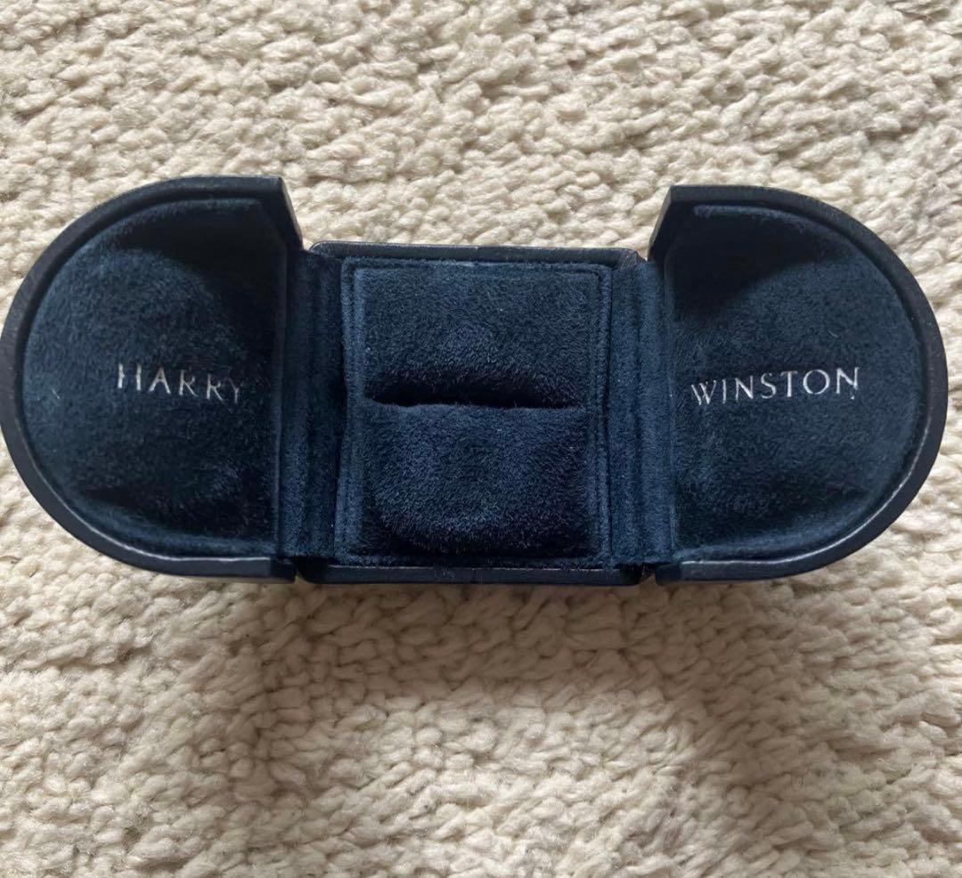 HARRY WINSTON ハリーウィンストン　リング　ケース　ネイビー