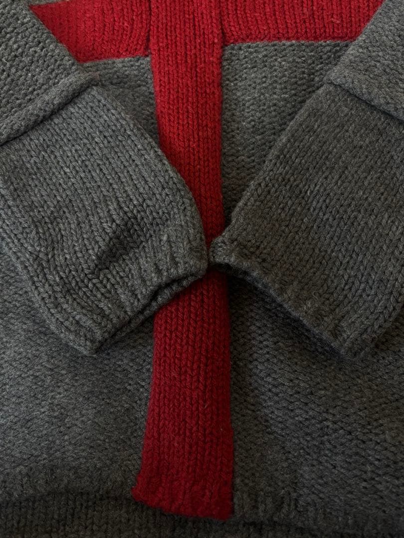 Fake LONDON フード付きニット　90s〜00s