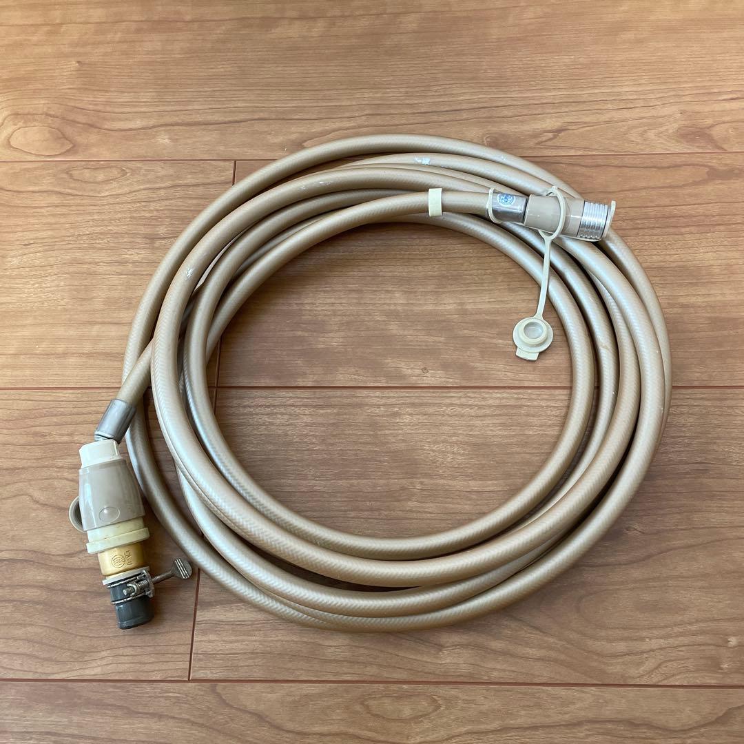 ガスファンヒーター （LPガス用）ホワイト　ガスホース５m付属