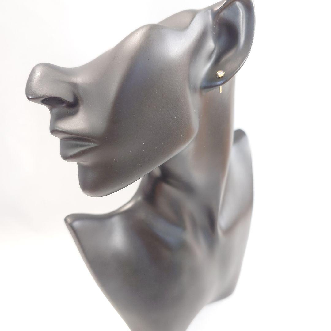 ティファニー K18 バイザヤード ダイヤ ピアス 片耳用 7147