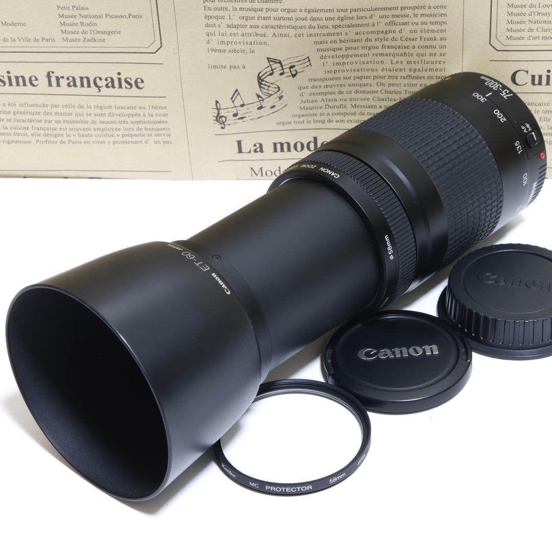 ◇超望遠&高速AF◇Canon純正 75-300mm II 超望遠レンズ!!◇