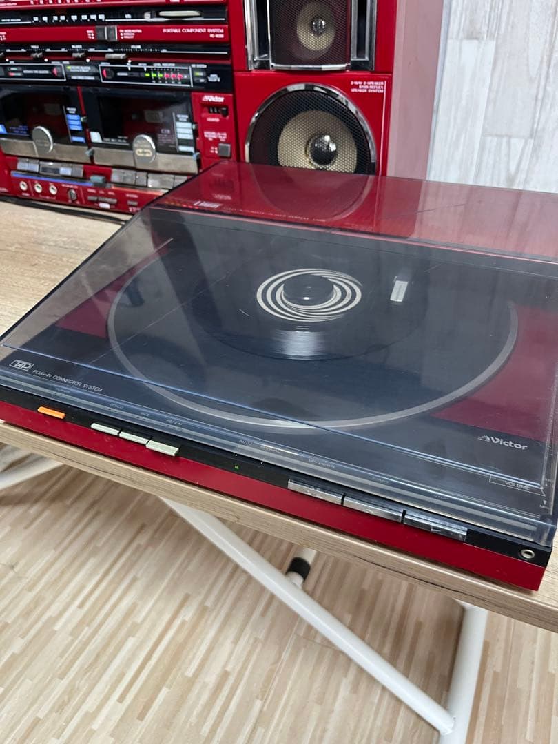 昭和レトロ！激レアレコードプレイヤー付きラジカセ PC-WB300