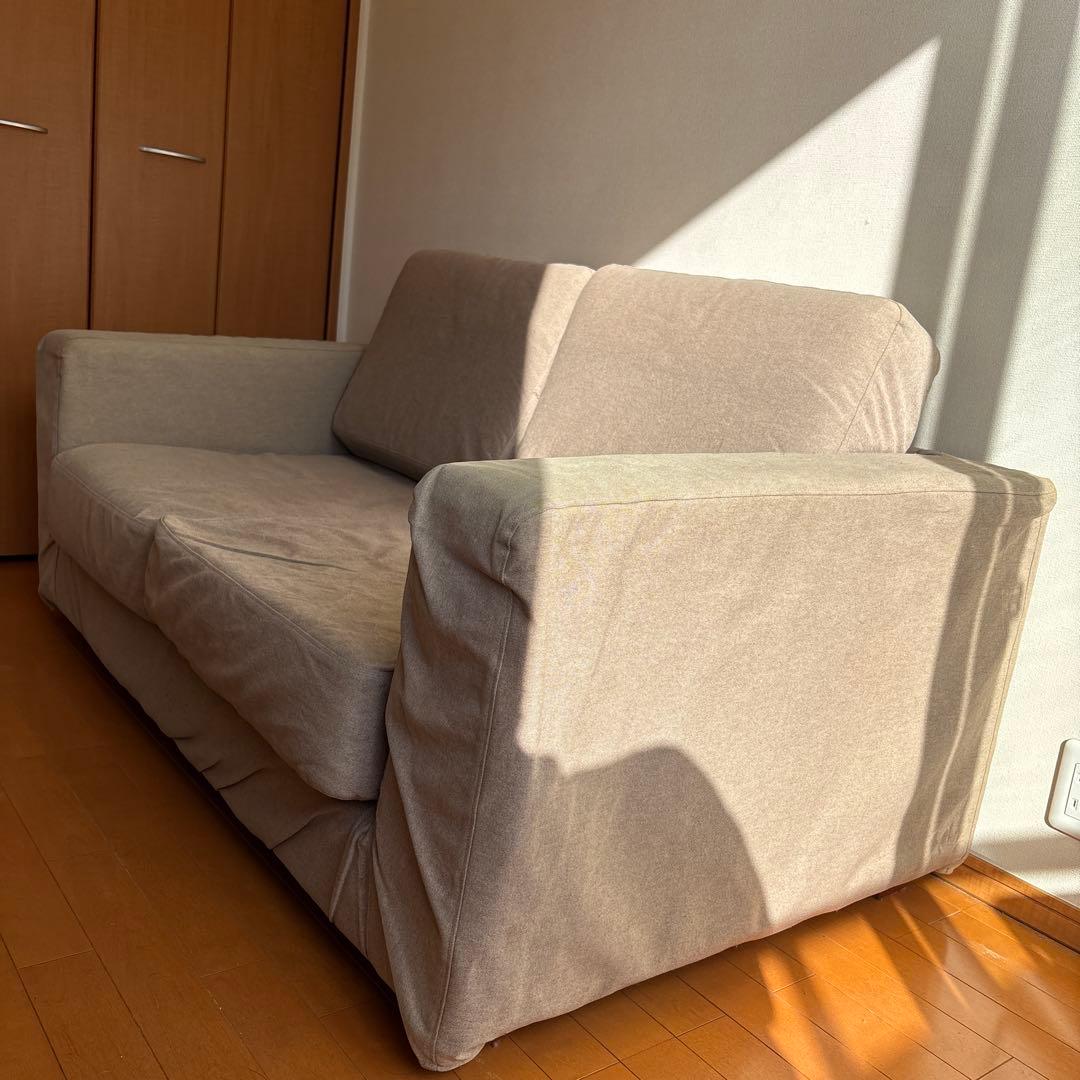 MUJI 無印良品　2人掛け　ソファ　事務
