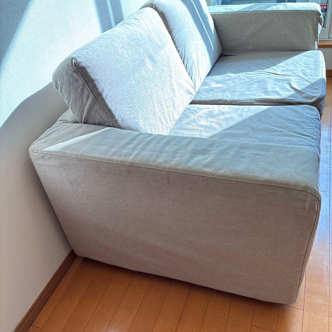 MUJI 無印良品　2人掛け　ソファ　事務