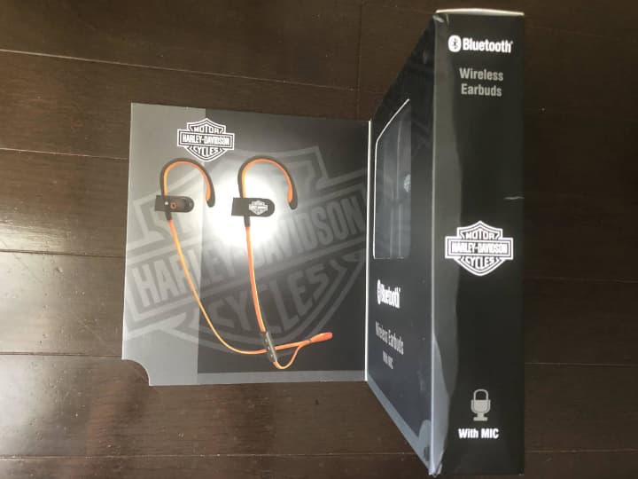 ☆ハーレーダビッドソン純正Bluetoothワイヤレスイヤホンマイク付き☆