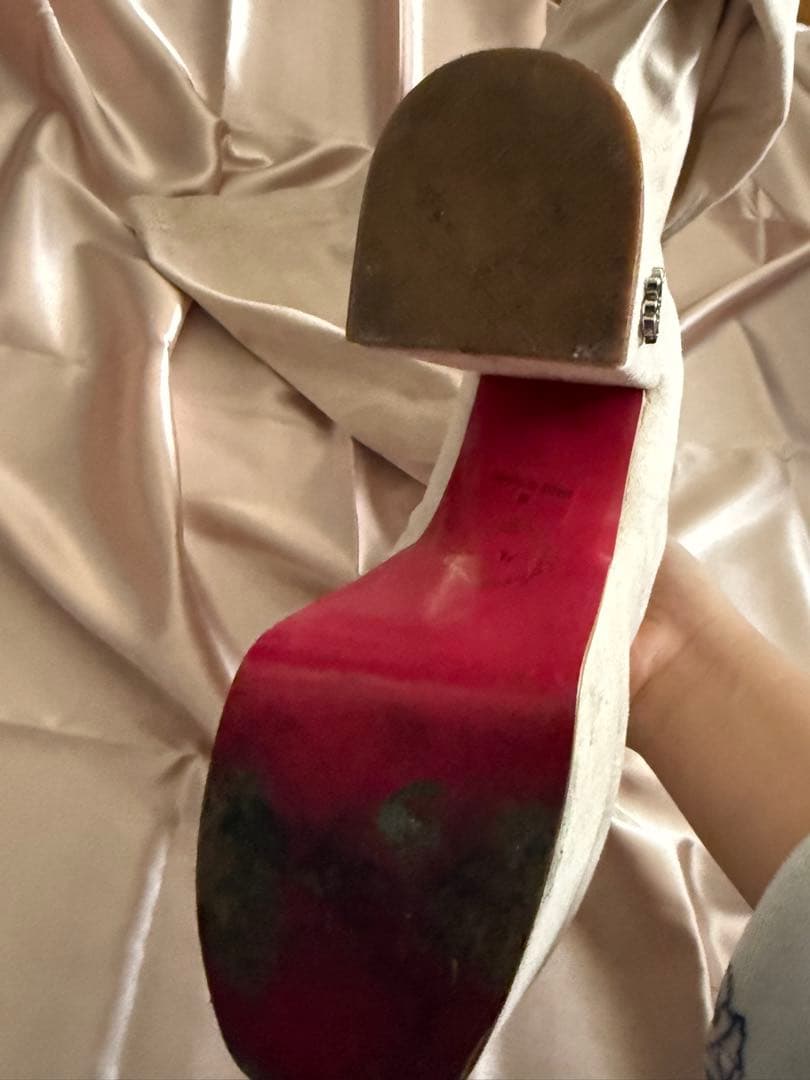 ミシェルマカロン 美脚ロングブーツ ベージュ／Mサイズ