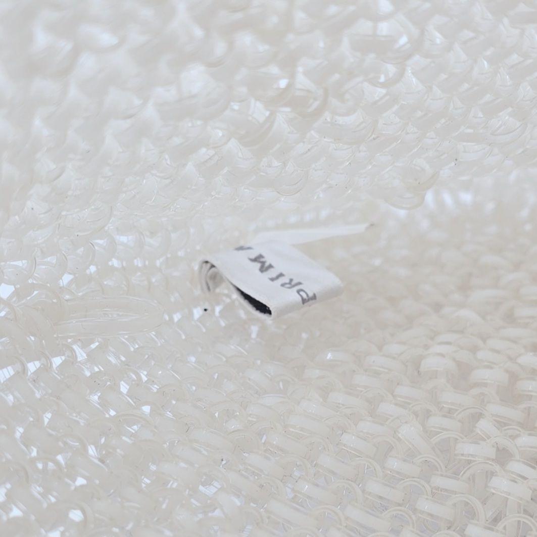 未使用級✨アンテプリマ ワイヤーバッグ ハンドバッグ トートバッグ スクエア 白