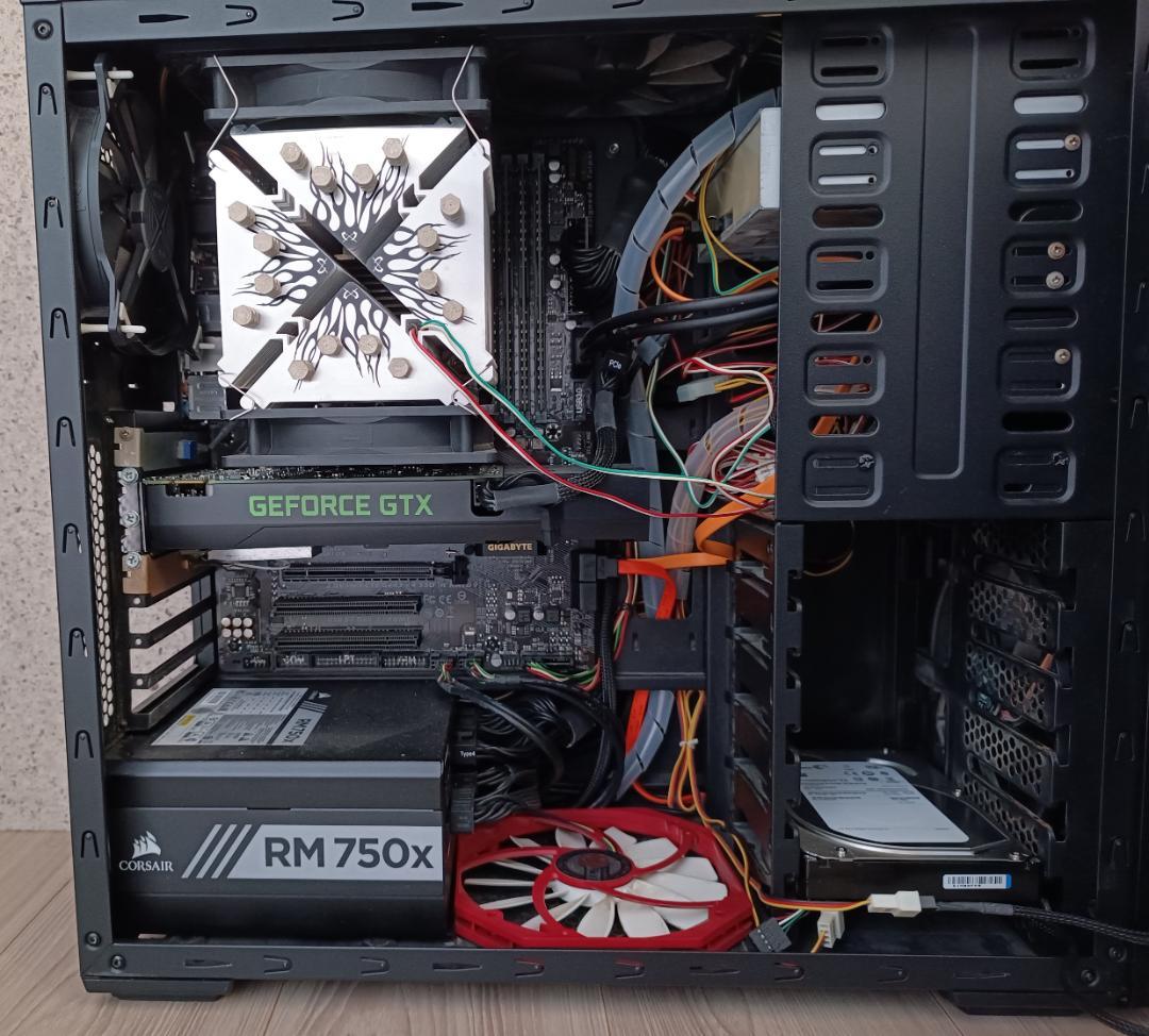 【ファン7基強力空冷】自作ゲーミングPC 【i7、GTX960、RAM64GB】