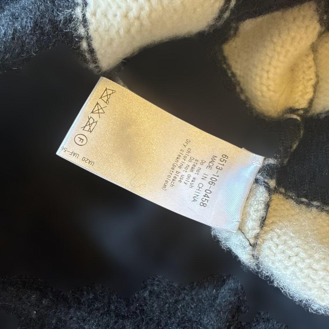 Drawer ボーダー　カシミヤ　長袖ニットセーター サイズ1