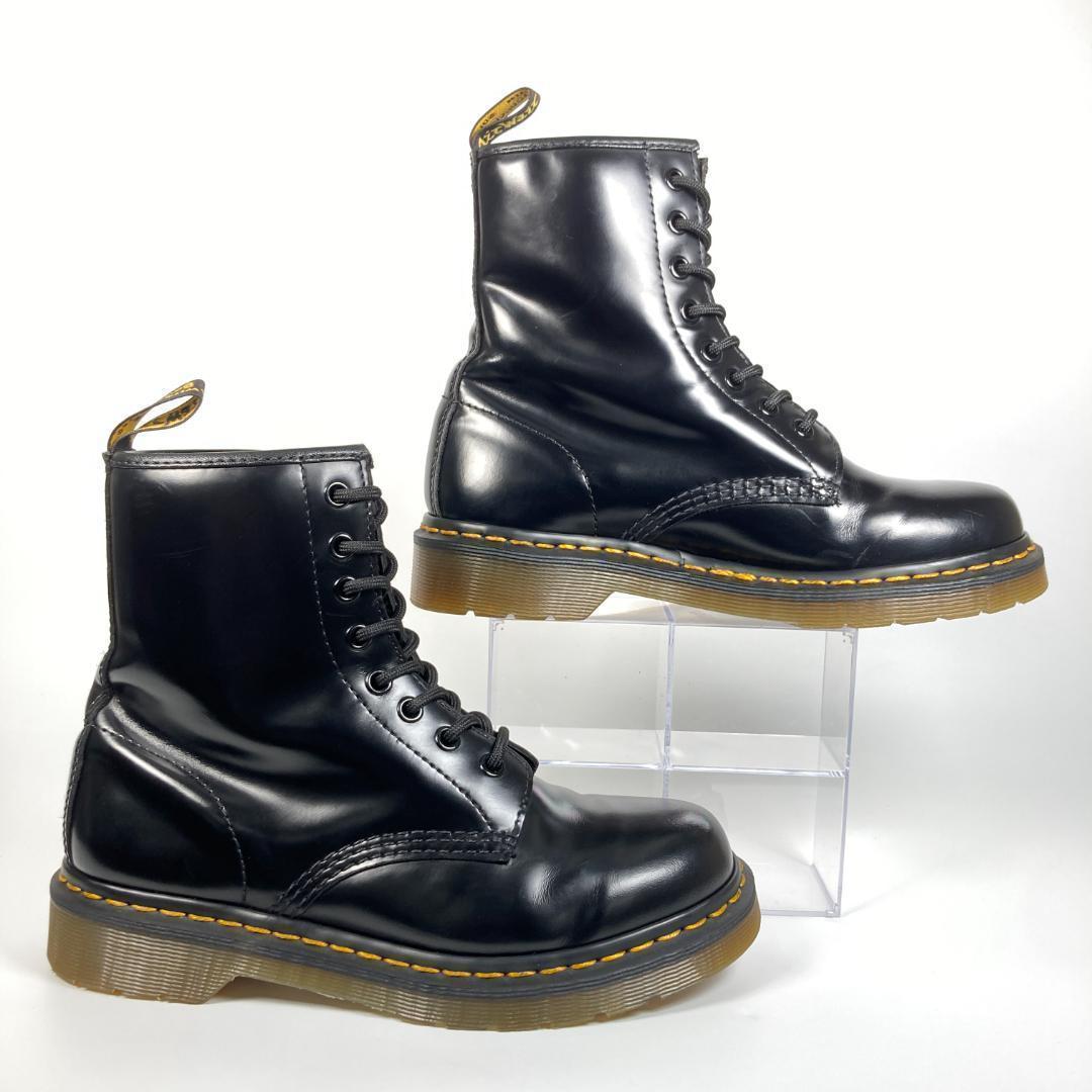 ドクターマーチン　1460 W　8ホールブーツ　スムースレザー　ブラック　黒