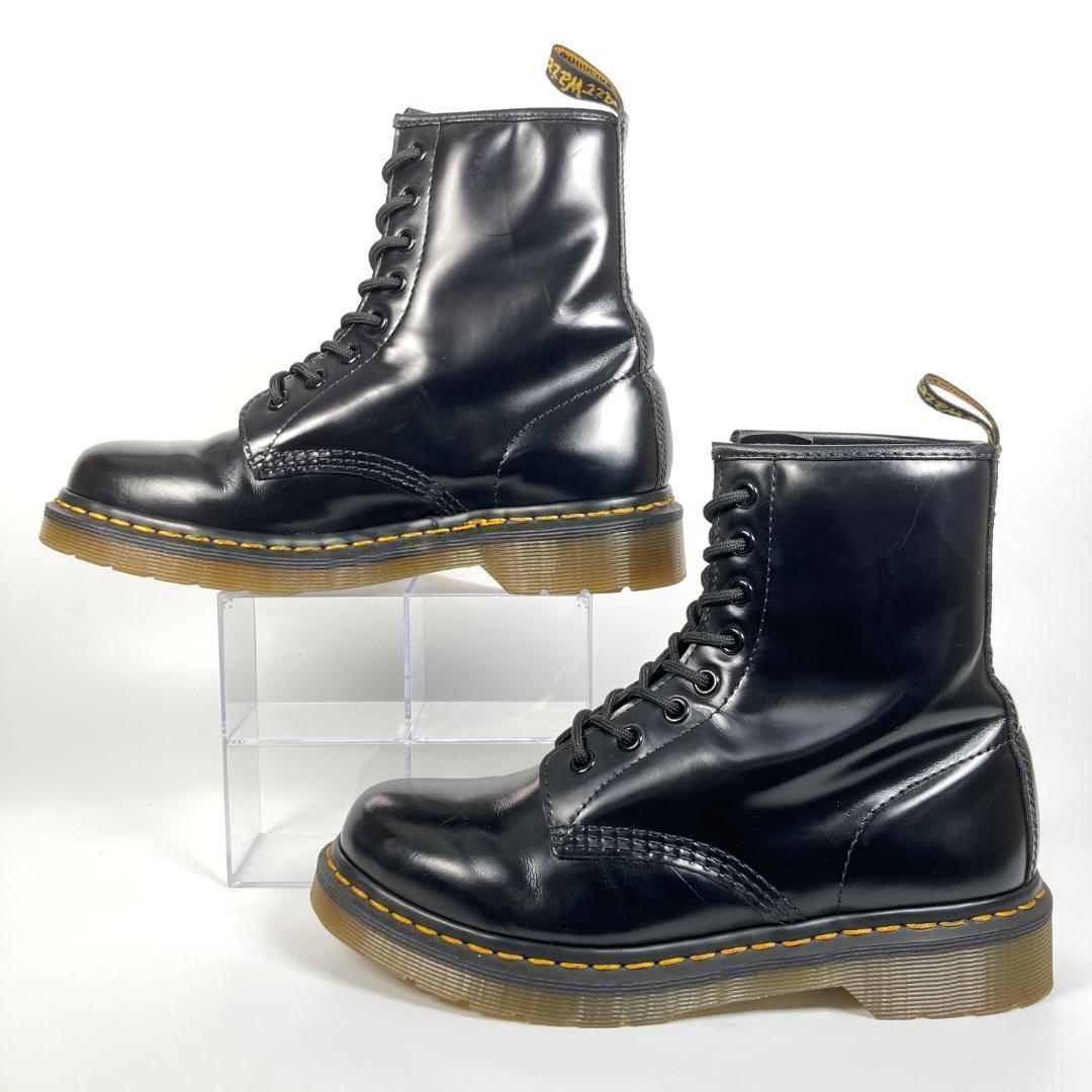 ドクターマーチン　1460 W　8ホールブーツ　スムースレザー　ブラック　黒