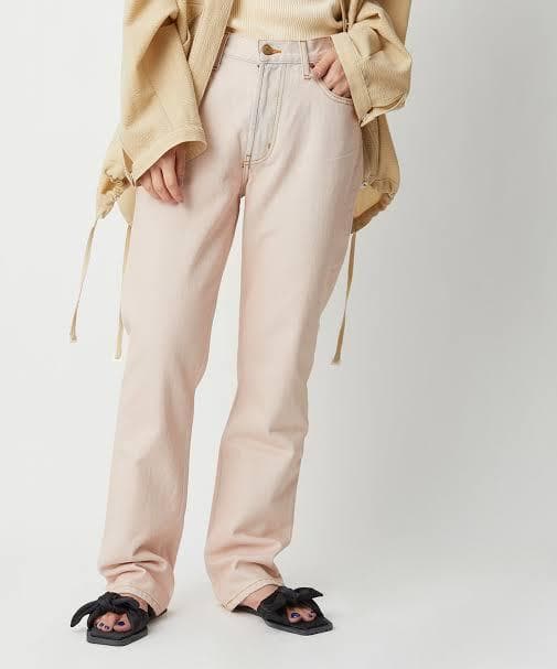 新品 B SIDES OVERDYE DENIM テーパード デニムパンツ