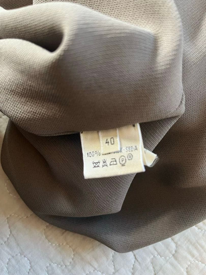 【HERMES/エルメス】ノースリーブ　ワンピース　結婚式　ドレス