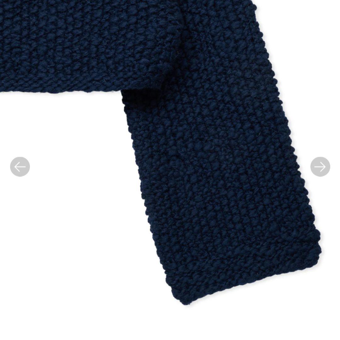 新品未使用 SHISHIKUI tea / NAVY ショート丈ニット