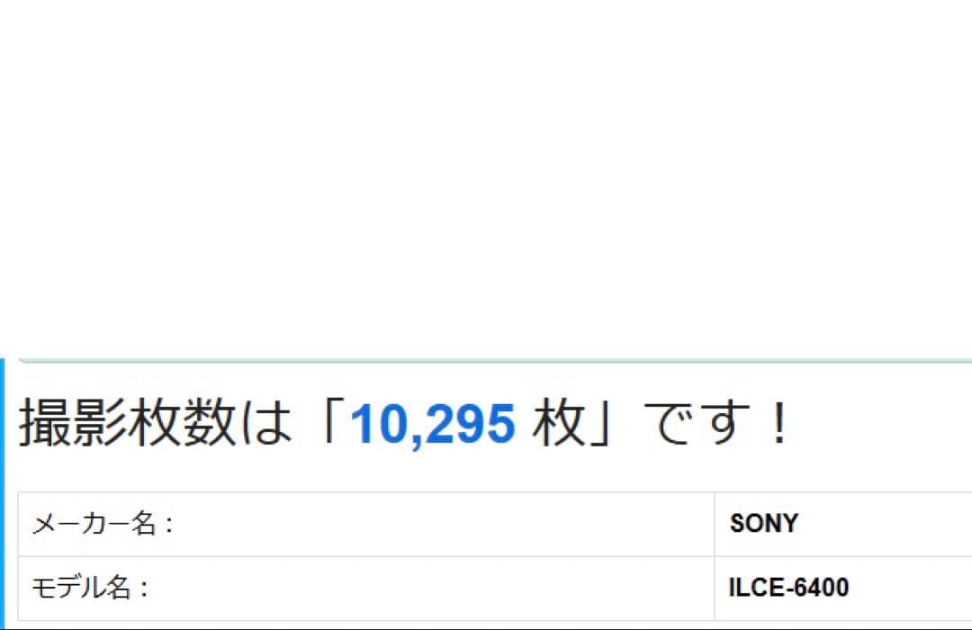 SONY(ソニー) APS-C ミラーレス一眼カメラ α6400