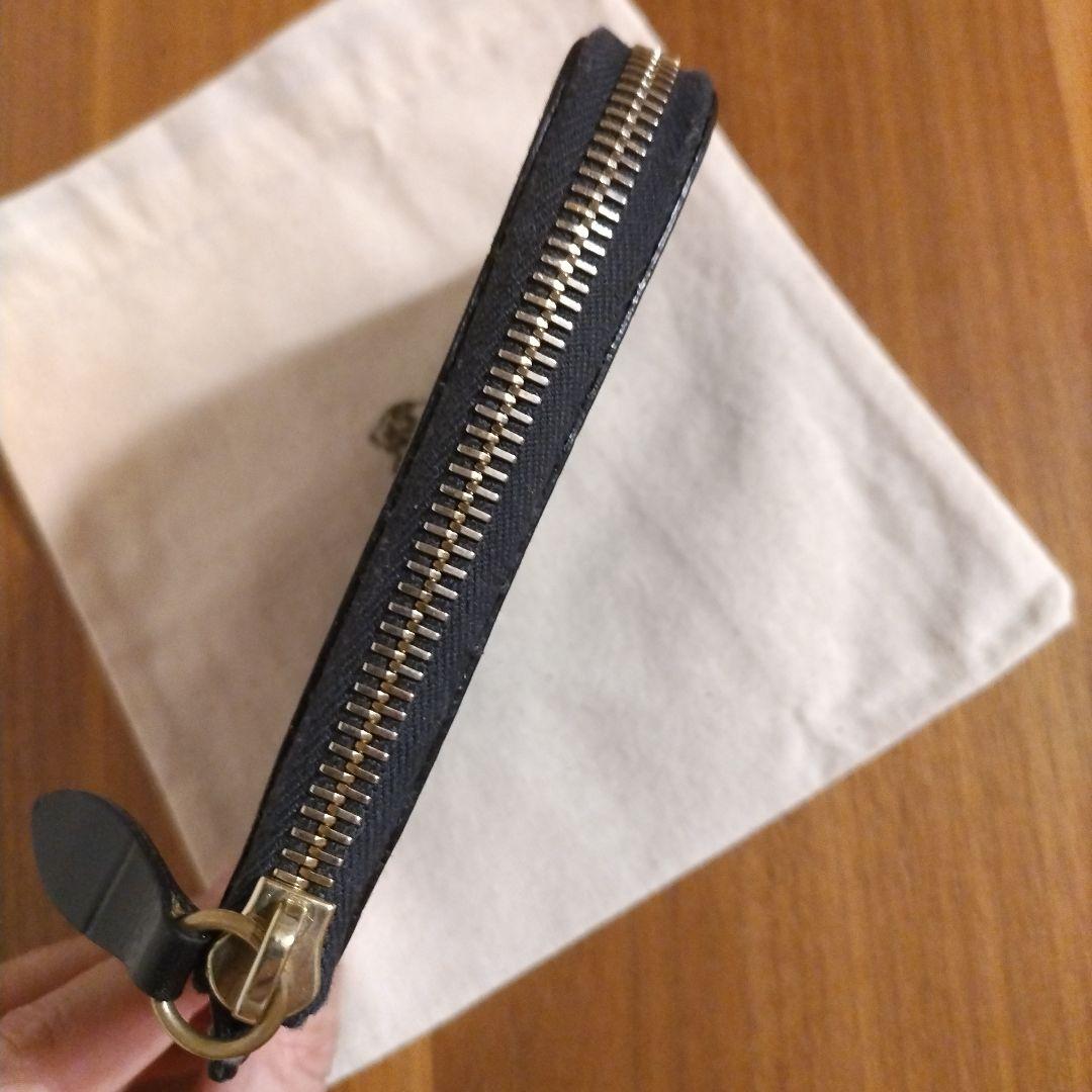 イルビゾンテ　L字ファスナーミニ財布　クロコ