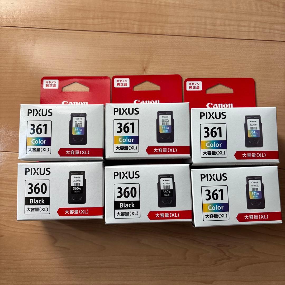 PIXUS 360 361 XLインクカートリッジ５個セット