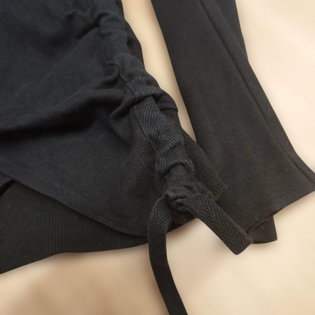 yasuyuki ishii カットソー ブラック アシンメトリー Sサイズ