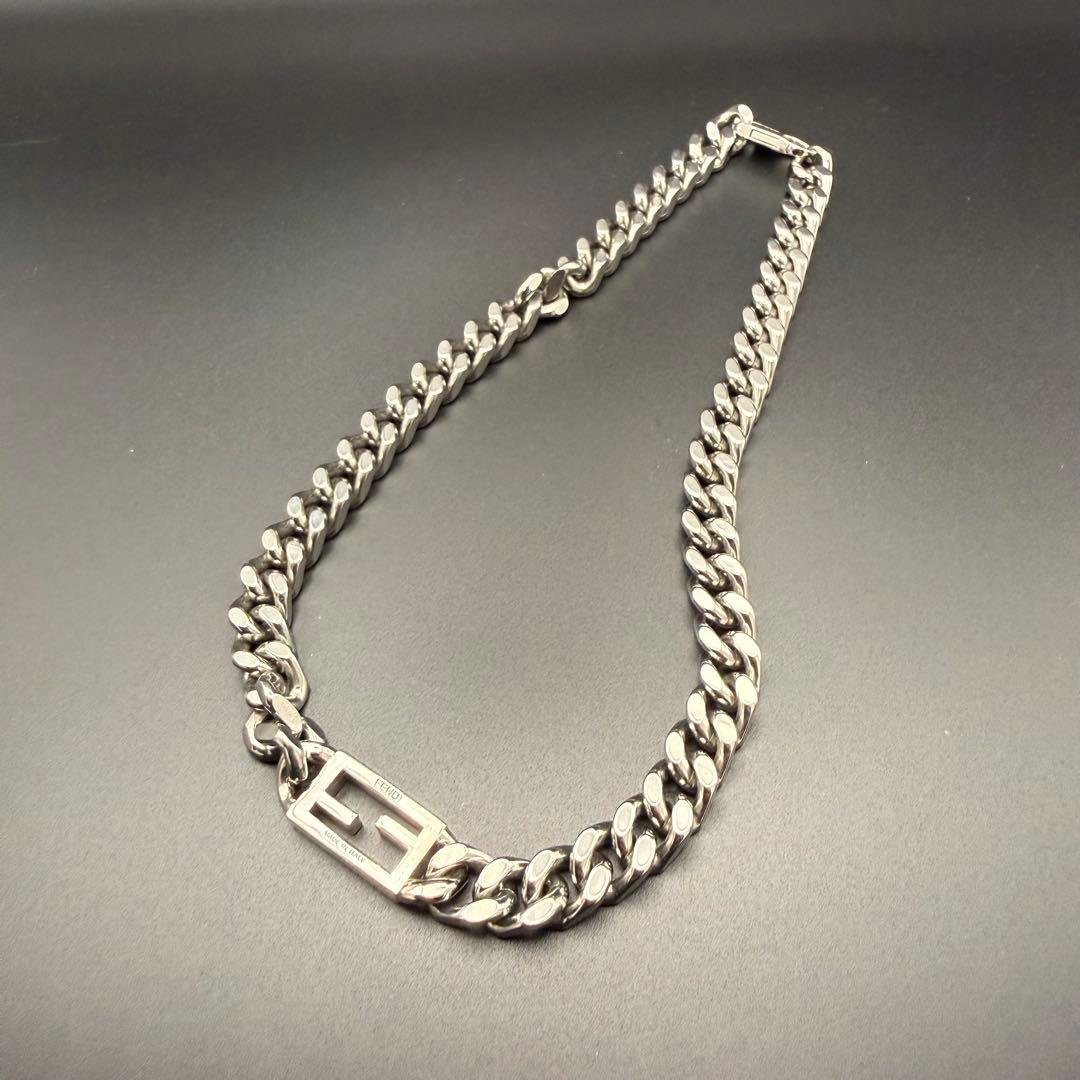 【美品】FENDI バゲット ネックレス　目黒蓮 着用モデル