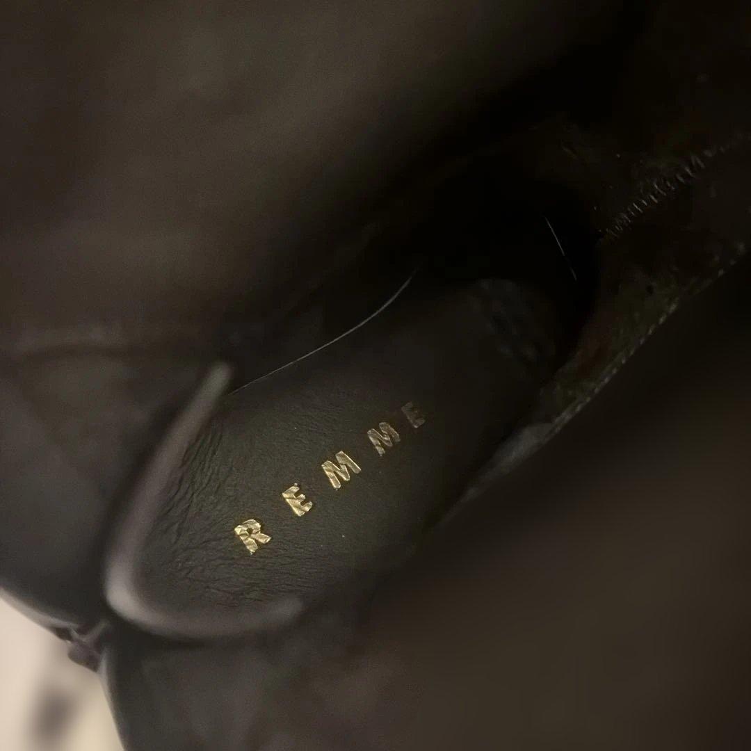 REMME レメ ロングブーツ 37 ブラック 新品未使用品