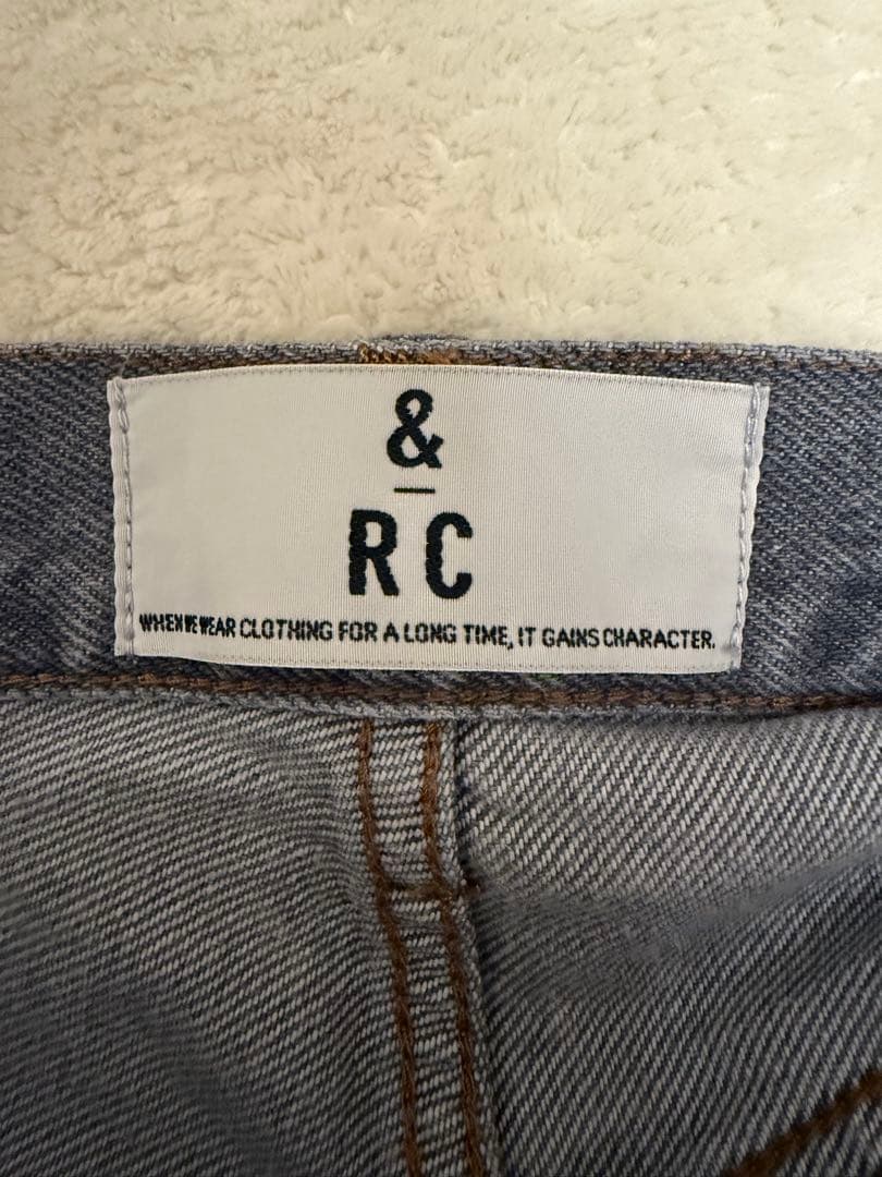 Curensology ユーズドカーヴィーデニムパンツ