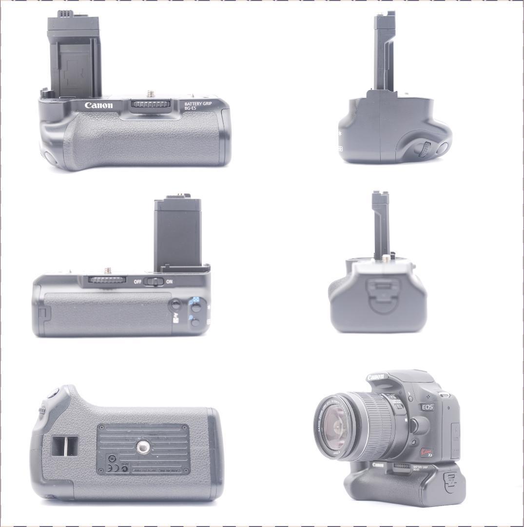 ✨バッテリーグリップ＆バッテリー×３個付き✨Canon kiss X3✨S数極少