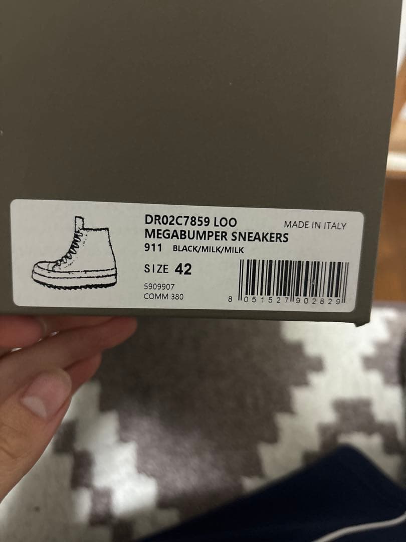 MEGA BUMPER SNEAKS リックオウエンスメガパンパースニーカーズ