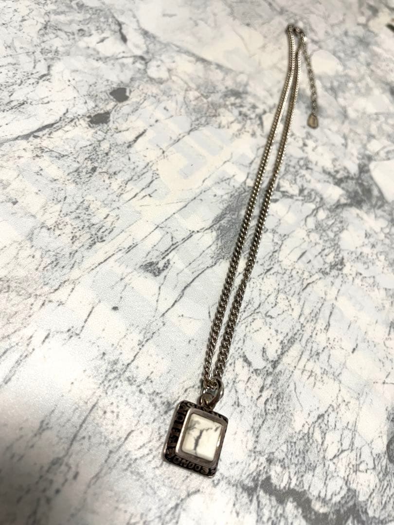 GARNI ネックレス　シルバー　ストーン