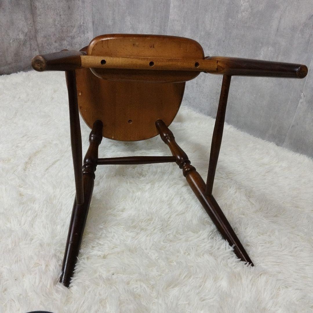 【送料込み】 飛騨産業・キツツキマーク・ハイチェア・子供用ベビーチェア