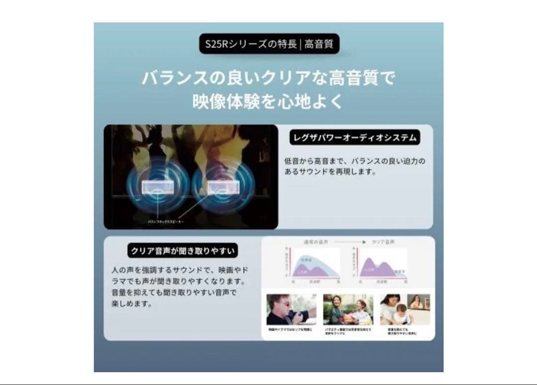 REGZA 32V S25Rシリーズ 32インチ テレビ