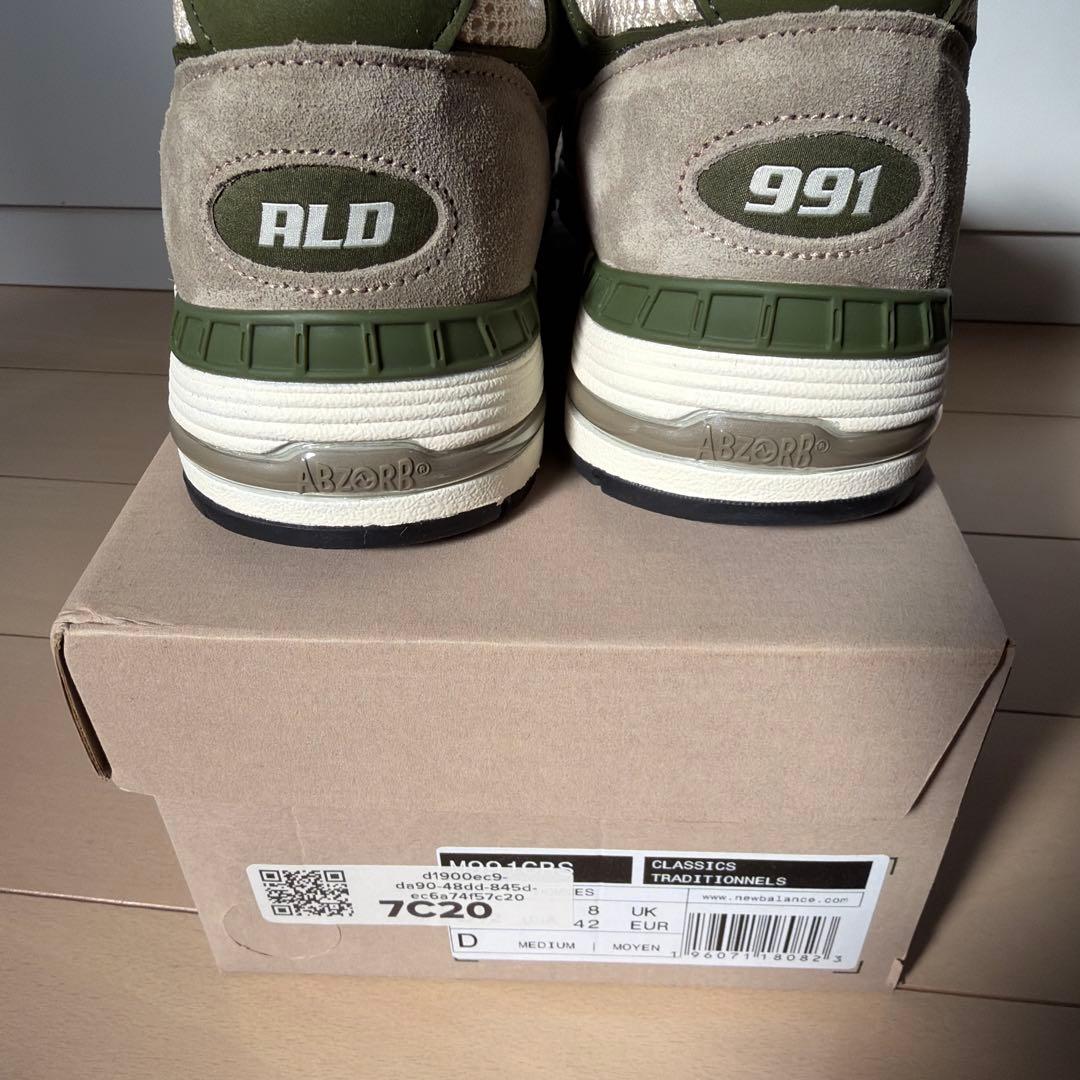 新品未使用　M991CRS NB×エメレオンドレ　26.5