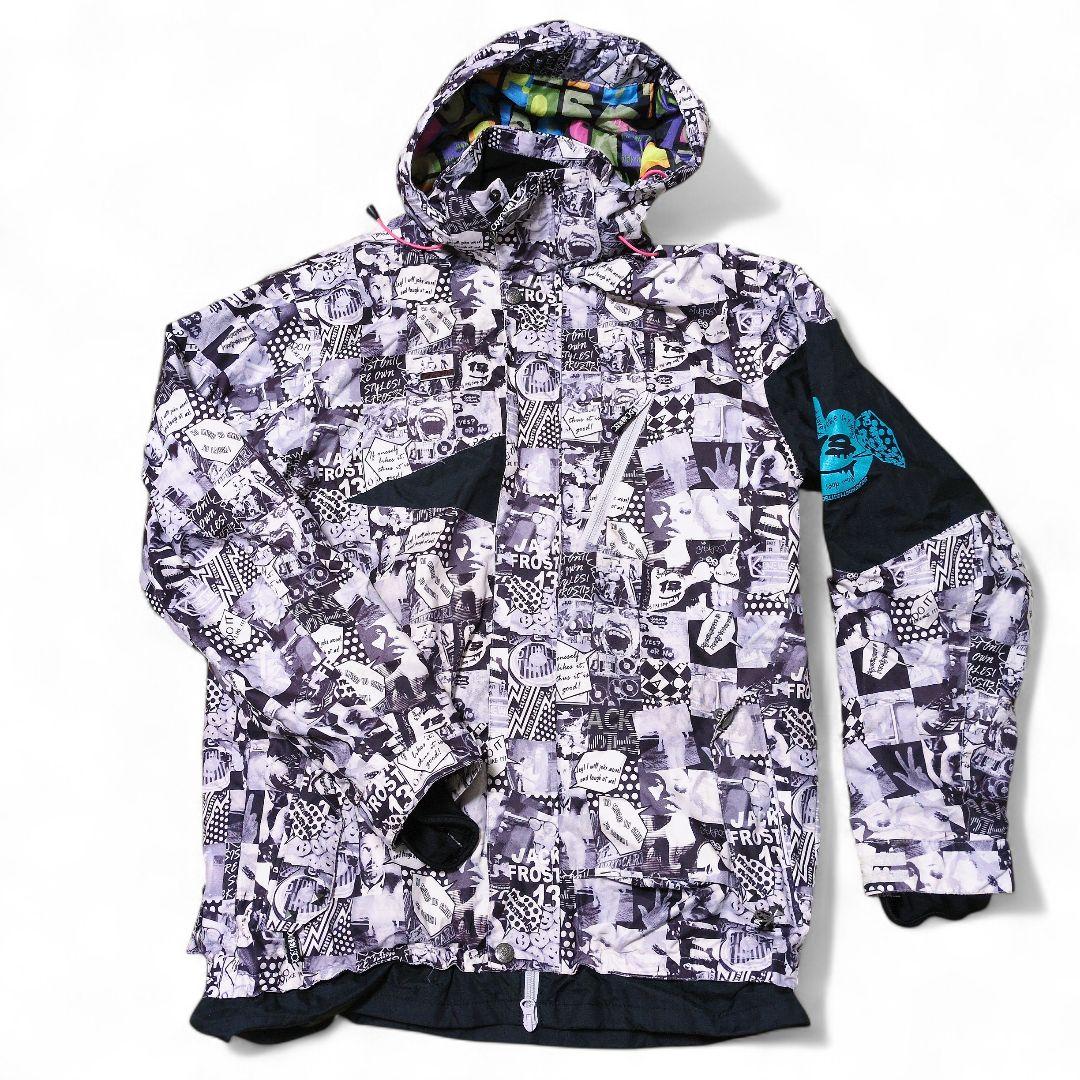 【クリーニング済】JACK FROST 13 スノーボードウェア 上下セット L