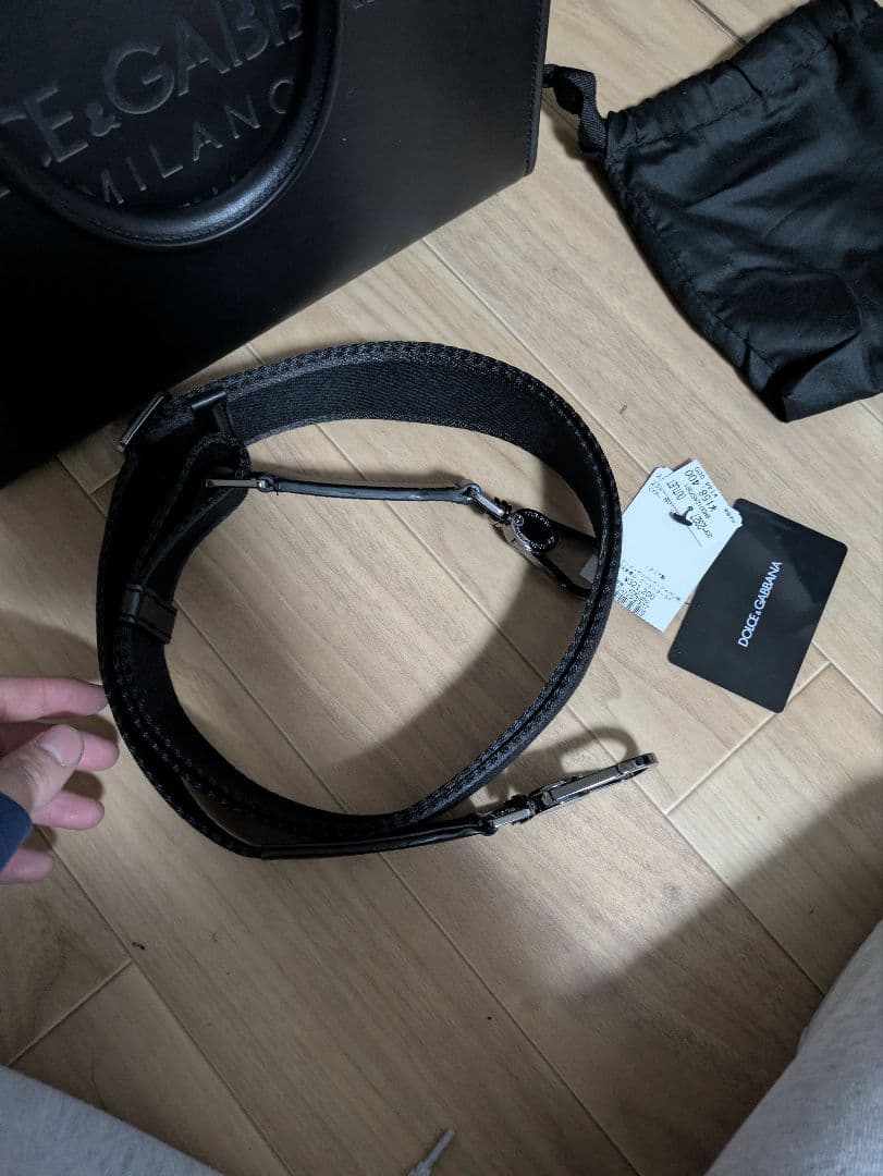 DOLCE & GABBANA ブラック トートバッグ