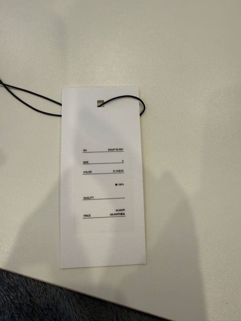 タグ付美品 A.PRESSE Regular Collar Shirt 3