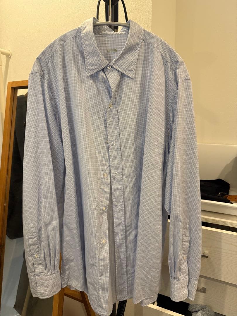 タグ付美品 A.PRESSE Regular Collar Shirt 3
