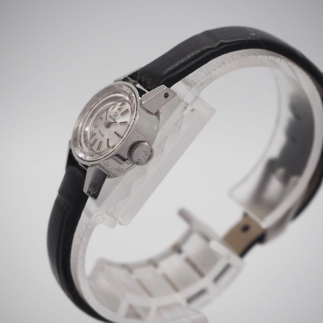 376 稼働 OMEGA　時計　デビル　レディース　手巻き　カットガラス