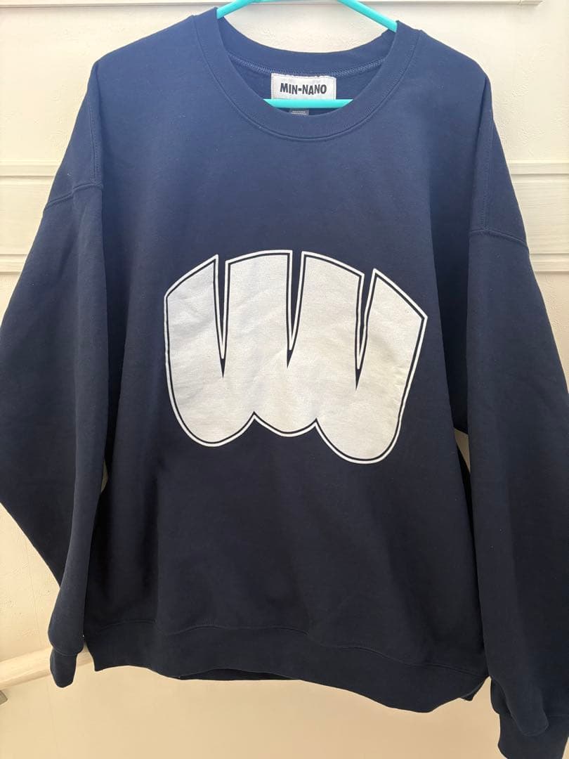 wake sapporo MINNANO スウェット ネイビー サイズXL