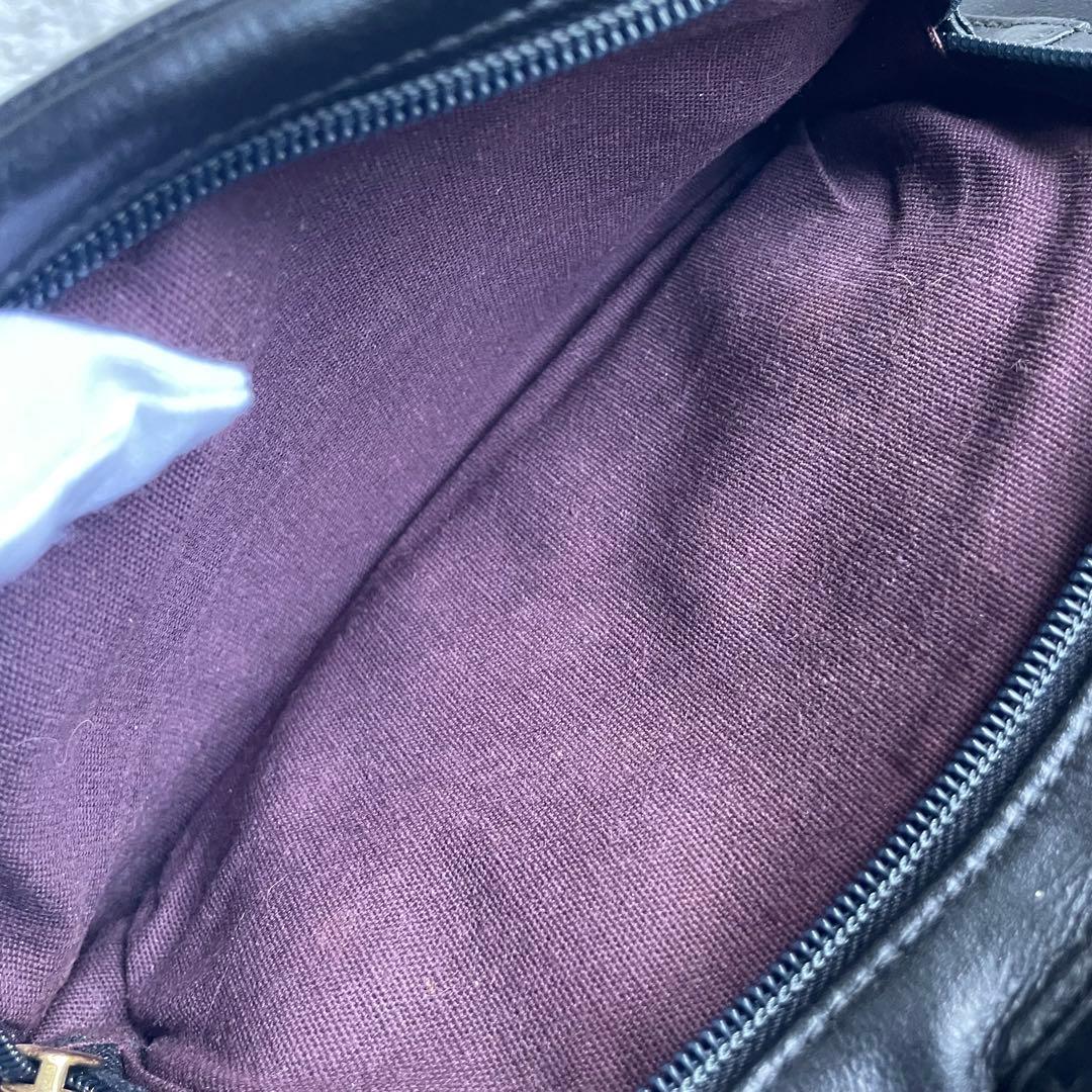 希少✨ジャンニヴェルサーチ リュック オールレザー メデューサ 巾着型 ブラック