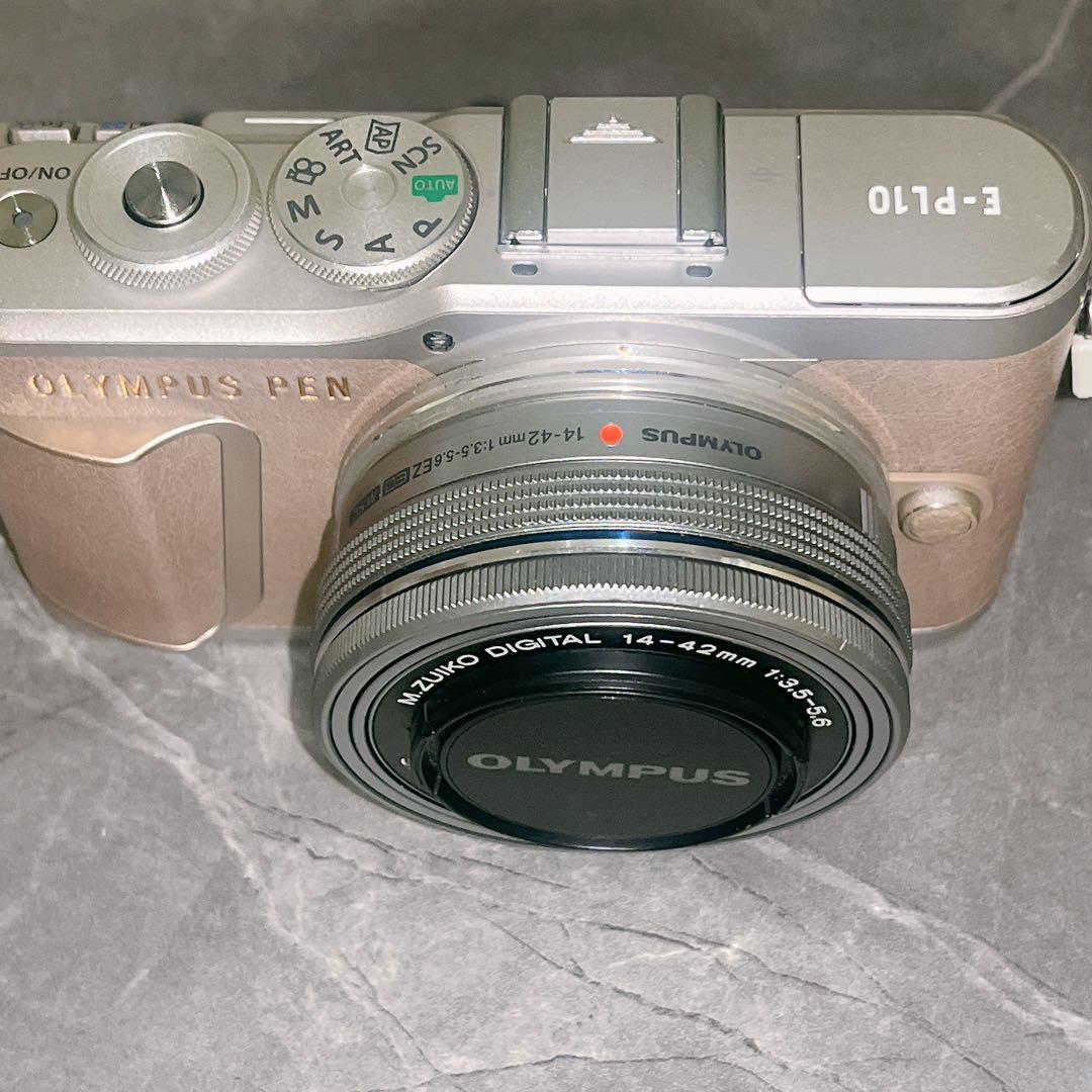 OLYMPUS PEN E-PL10 EZダブルズームキットカメラ