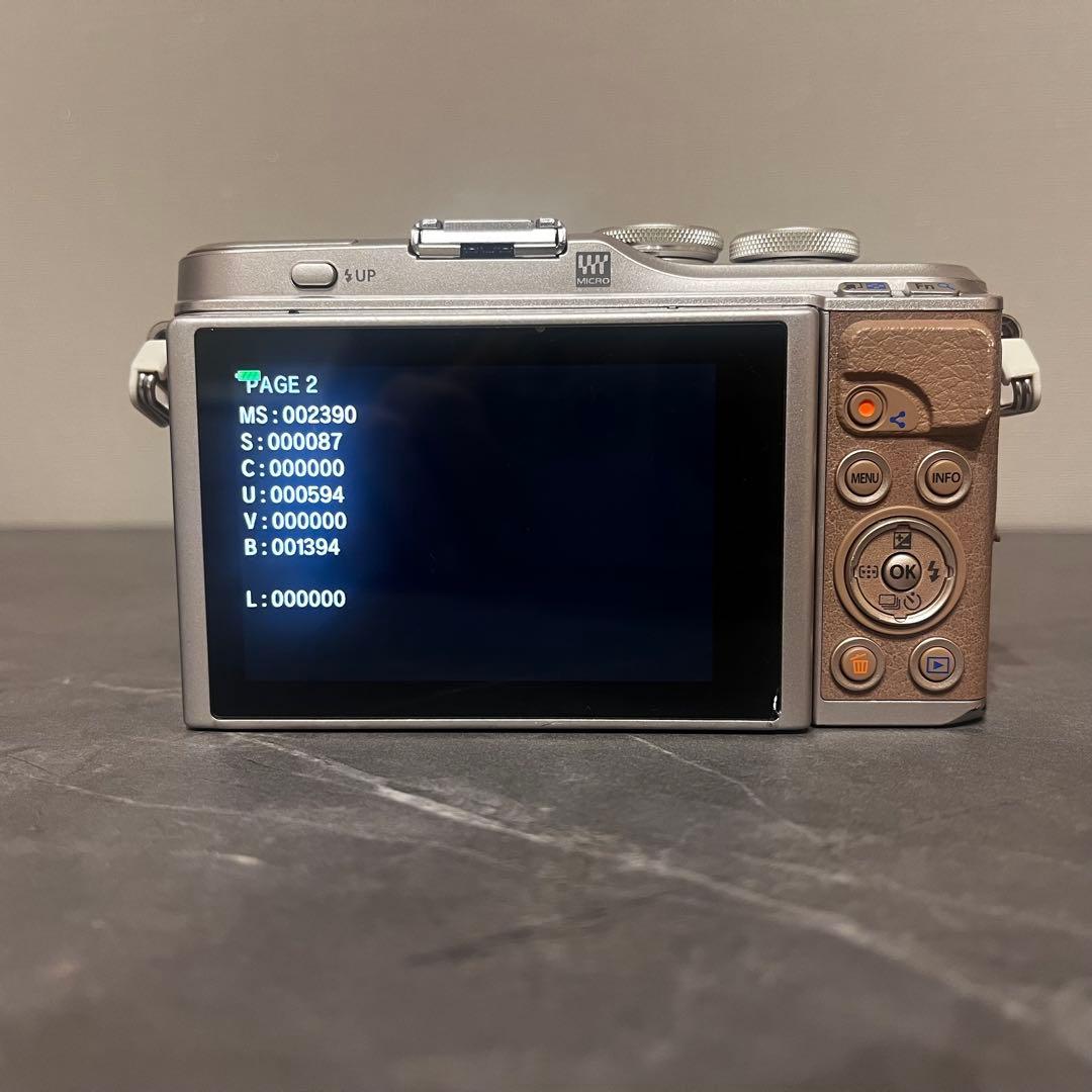 OLYMPUS PEN E-PL10 EZダブルズームキットカメラ