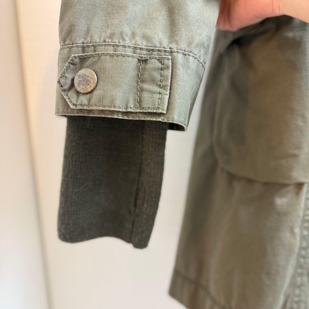 Burberry blue label 38 モッズコート フード付き