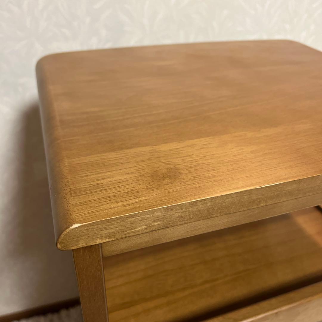 karimoku カリモク 家具 電話台 花台 飾り棚 高級家具 レンジ台