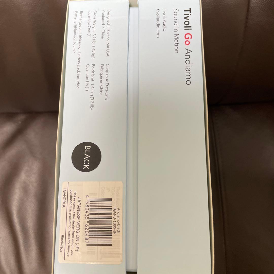 Tivoli Go Andiamo Bluetooth ワイヤレス スピーカー