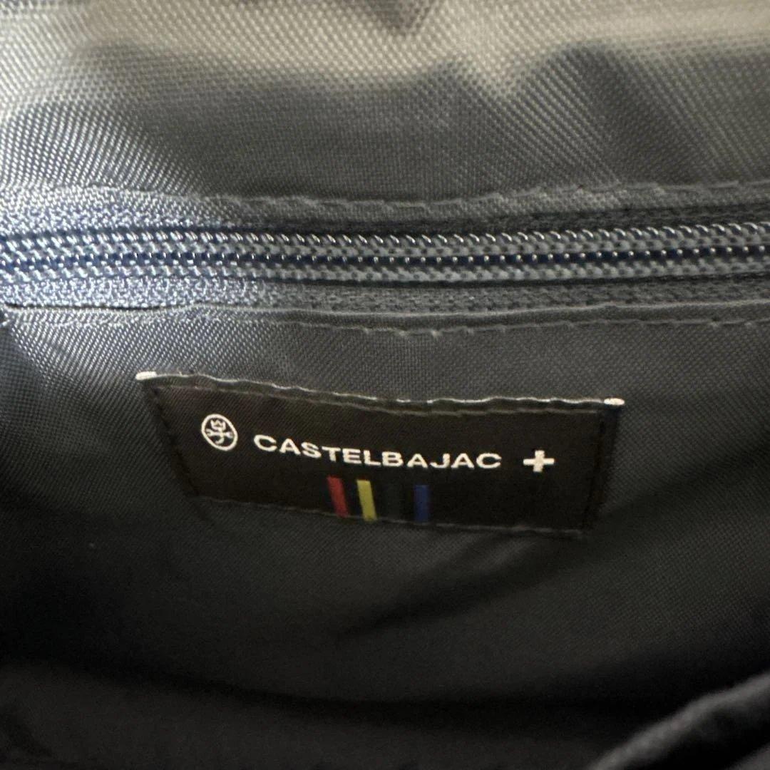 CASTELBAJACカステルバジャックハンドバックピンクブラックレザー金具ハゲ