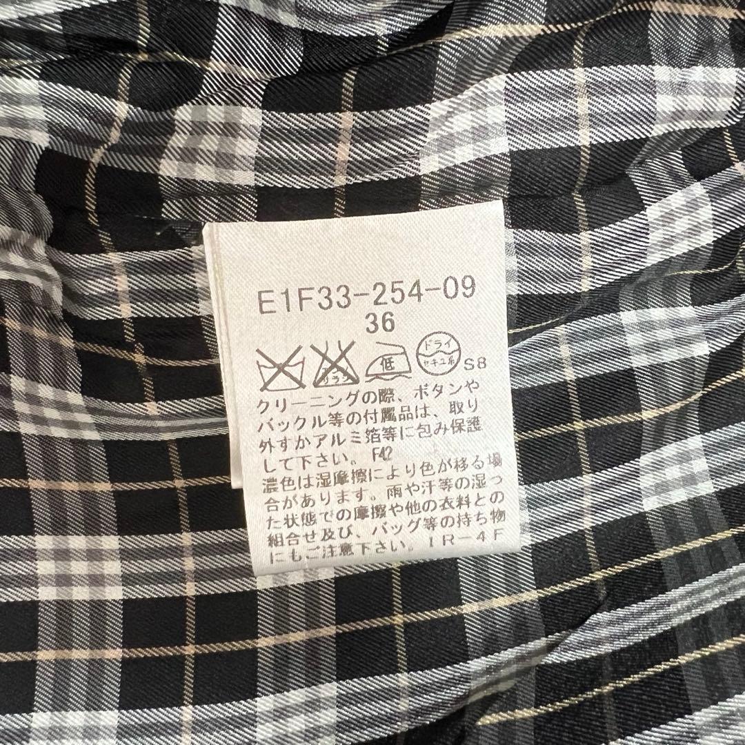 SOUMA様バーバリーブルーレーベル ダッフルコート チェック ロゴボタン