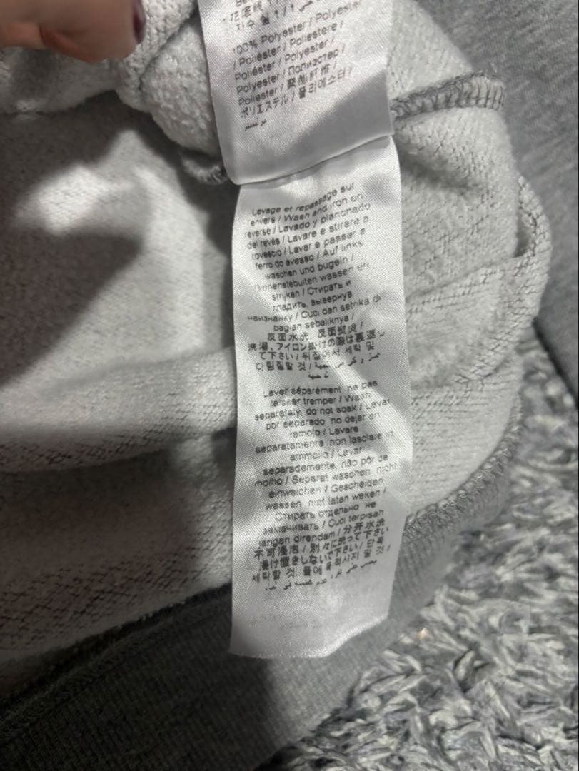 KENZO グレー 花柄スウェット L