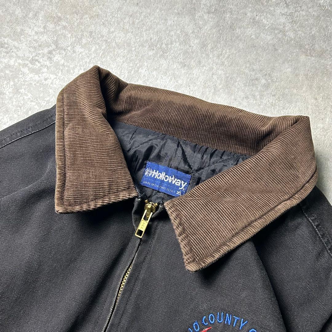 ケアンズ90s vintage USA製 ブラックダック 襟コーズ ボンバ